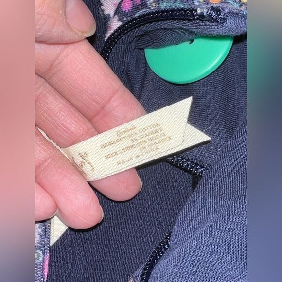 Matilda Jane A million little things Navy Blue Button Up Jacket  Size Small EUC - Picture 7 of 8